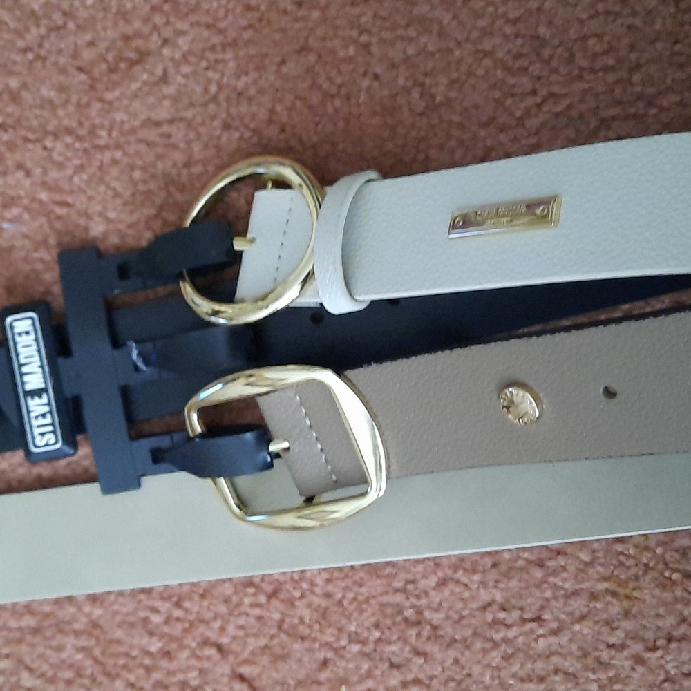 Set of 2 Steve Madden Belts